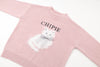 【CHIPIE/シピ】ふわふわシャギーキャットデザインニット