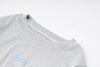 ぷくぷくリボン発泡プリントサイドギャザーロングTシャツ