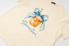 ドリンクカップロゴプリントオーバーサイズTシャツ