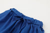 【2点セット】フラワーデザインオープンショルダーブラウス＋リボン付きスカート