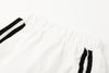 【2点セット】リボンプリントTシャツ＋サイドラインスカート