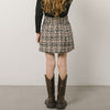 ツイード台形スカート