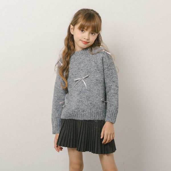 リボンニットプルオーバー