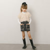 フロントポケットデザインツイードショートパンツ
