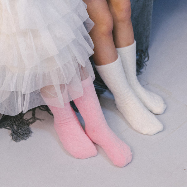 【3足セット】もこもこマルチカラールームソックス