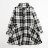 チェックネルシャツワンピース