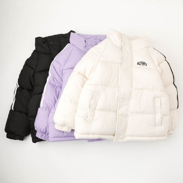 サイドラインデザインワンポイント中綿ジャケット