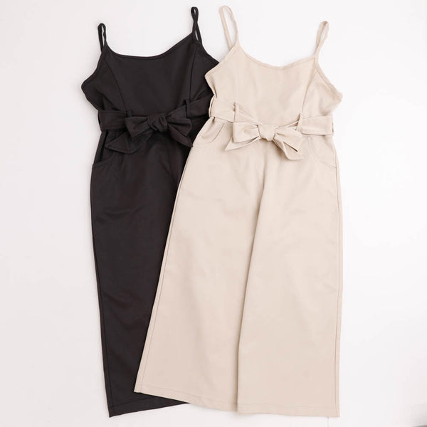 ウエストリボンオールインワン