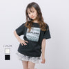 【綿100％/吸水速乾】モノクロフォトプリントTシャツ